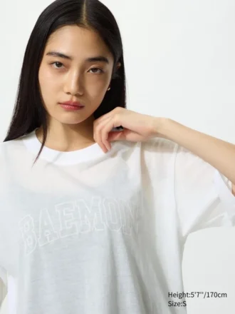T-shirt corta da donna Babymonster UT con stampa grafica | Trasparente