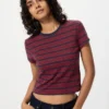 T-shirt corto da donna | A righe T-shirt corto da donna | A righe