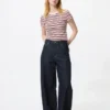 T-shirt corto da donna | A righe T-shirt corto da donna | A righe