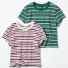 T-shirt corto da donna | A righe T-shirt corto da donna | A righe