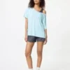 T-shirt da donna AIRism con scollo a V e vestibilità comoda | 2 Way T-shirt da donna AIRism con scollo a V e vestibilità comoda | 2 Way