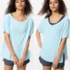 T-shirt da donna AIRism con scollo a V e vestibilità comoda | 2 Way T-shirt da donna AIRism con scollo a V e vestibilità comoda | 2 Way