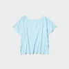 T-shirt da donna AIRism con scollo a V e vestibilità comoda | 2 Way T-shirt da donna AIRism con scollo a V e vestibilità comoda | 2 Way