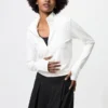 T-shirt da donna AIRism Soft con mezza zip T-shirt da donna AIRism Soft con mezza zip