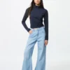 T-shirt da donna AIRism Soft con mezza zip T-shirt da donna AIRism Soft con mezza zip
