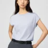 T-shirt da donna con maniche ad aletta T-shirt da donna con maniche ad aletta