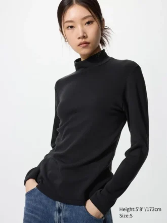 T-shirt da donna HEATTECH Ultra Warm con collo alto
