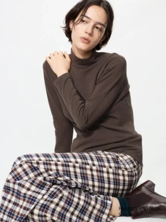 T-shirt da donna HEATTECH Ultra Warm con collo alto