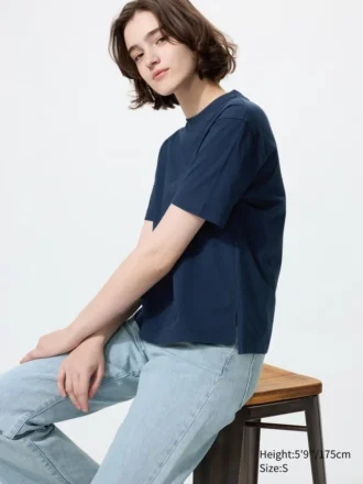 T-shirt da donna in cotone AIRism