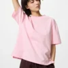 T-shirt da donna in cotone AIRism T-shirt da donna in cotone AIRism