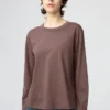 T-shirt da donna in cotone Supima Cotton | Maglie a manica lunga T-shirt da donna in cotone Supima Cotton | Maglie a manica lunga