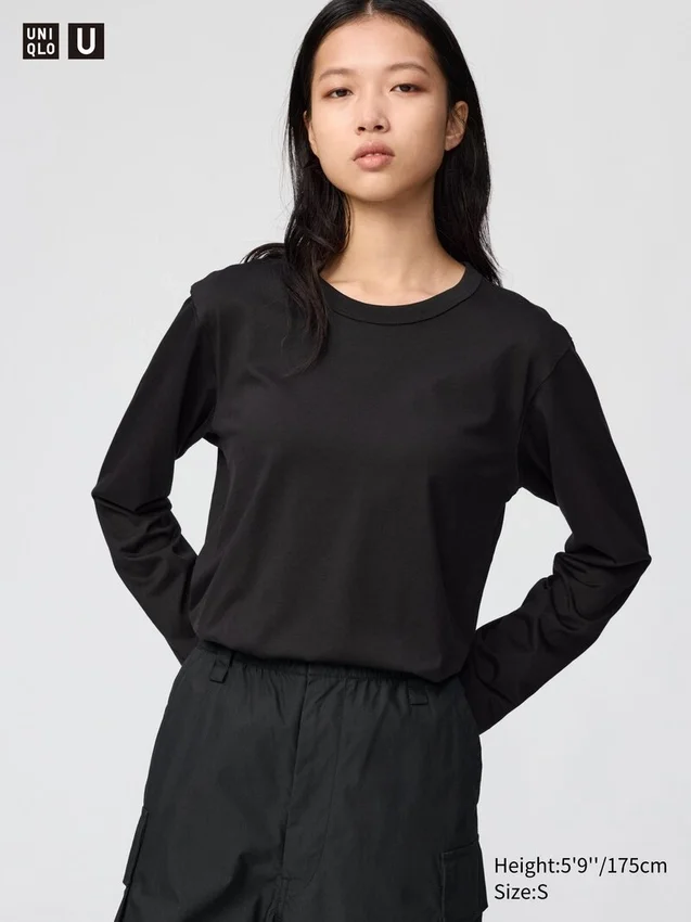 T-shirt da donna in cotone Supima Cotton | Maglie a manica lunga T-shirt da donna in cotone Supima Cotton | Maglie a manica lunga