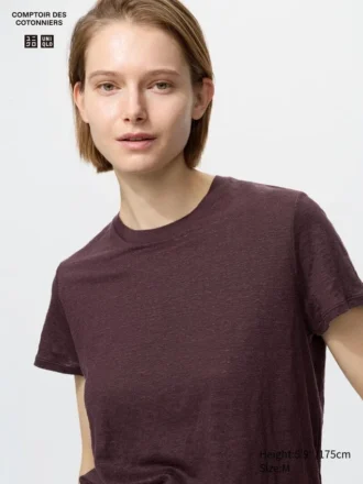 T-shirt da donna in lino