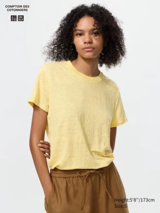 T-shirt da donna in lino