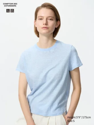 T-shirt da donna in lino