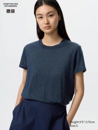 T-shirt da donna in lino