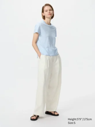 T-shirt da donna in lino