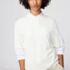 T-shirt da donna in maglia dal taglio ampio T-shirt da donna in maglia dal taglio ampio