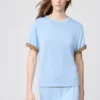 T-shirt da donna in maglia dal taglio ampio T-shirt da donna in maglia dal taglio ampio