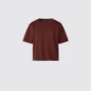 T-shirt da donna in maglia dal taglio ampio T-shirt da donna in maglia dal taglio ampio