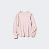 T-shirt da donna in tessuto waffle T-shirt da donna in tessuto waffle