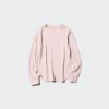 T-shirt da donna in tessuto waffle T-shirt da donna in tessuto waffle