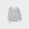 T-shirt da donna in tessuto waffle | A righe T-shirt da donna in tessuto waffle | A righe