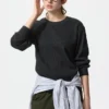 T-shirt da donna in tessuto waffle | Maglie a manica lunga T-shirt da donna in tessuto waffle | Maglie a manica lunga