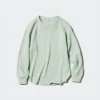 T-shirt da donna in tessuto waffle | Maglie a manica lunga T-shirt da donna in tessuto waffle | Maglie a manica lunga