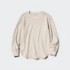 T-shirt da donna in tessuto waffle | Maglie a manica lunga T-shirt da donna in tessuto waffle | Maglie a manica lunga