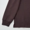 T-shirt da uomo a maniche lunghe in jersey spazzolato con collo alto T-shirt da uomo a maniche lunghe in jersey spazzolato con collo alto