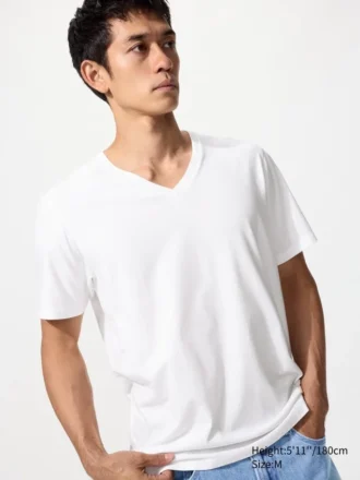 T-shirt da uomo con scollo a V in Supima Cotton
