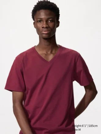 T-shirt da uomo con scollo a V in Supima Cotton