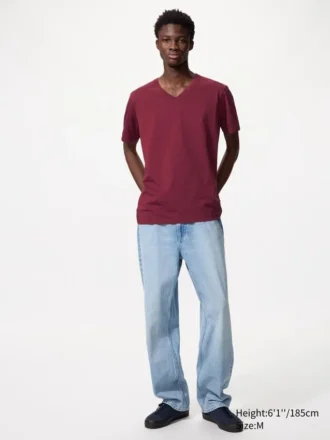 T-shirt da uomo con scollo a V in Supima Cotton
