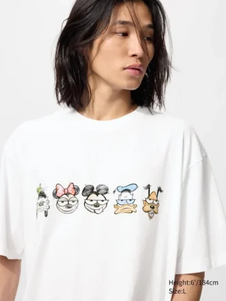 T-shirt da uomo con stampa grafica Disney Art Ut