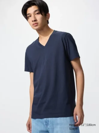 T-shirt da uomo Dry con scollo a V