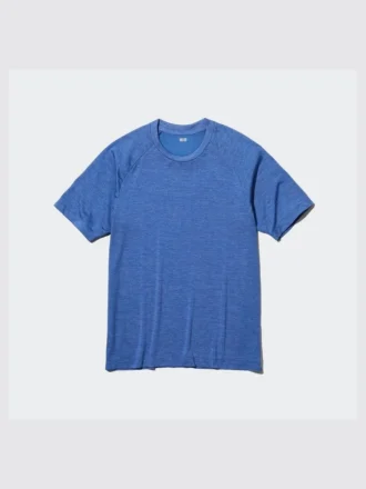 T-shirt da uomo DRY-EX a maniche corte con collo rotondo (stampata)