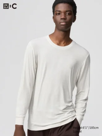 T-shirt da uomo HEATTECH Extra Warm in misto cashmere