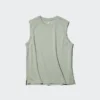 T-shirt da uomo in cotone AIRism | Senza maniche T-shirt da uomo in cotone AIRism | Senza maniche