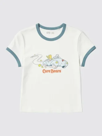 T-shirt grafica da donna con personaggi allegri UT