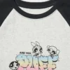 T-shirt grafica da donna con personaggi allegri UT