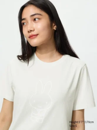 T-shirt grafica da donna Miffy in Bloom UT