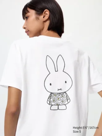 T-shirt grafica da donna Miffy in Bloom UT