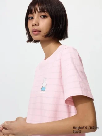 T-shirt grafica da donna Miffy in Bloom UT