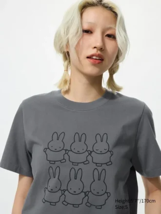 T-shirt grafica da donna Miffy in Bloom UT
