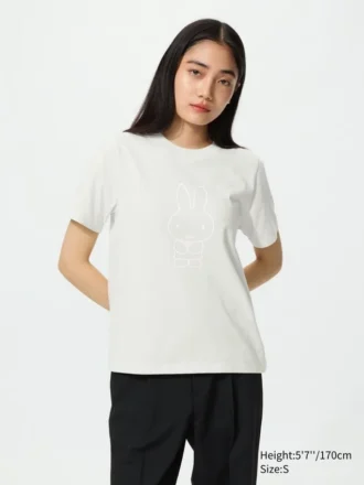 T-shirt grafica da donna Miffy in Bloom UT