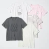 T-shirt grafica da donna Miffy in Bloom UT T-shirt grafica da donna Miffy in Bloom UT