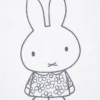 T-shirt grafica da donna Miffy in Bloom UT T-shirt grafica da donna Miffy in Bloom UT