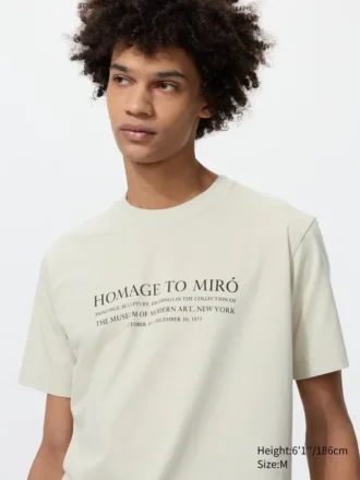 T-shirt grafica da uomo della collezione Moma Poster Art UT