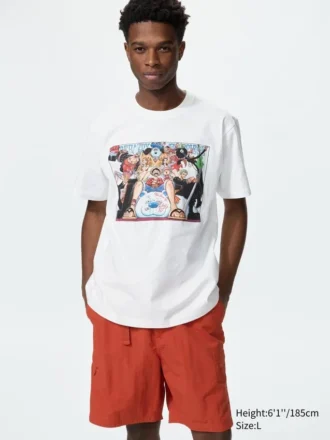 T-shirt grafica da uomo Manga Ut Shueisha 100Th UT | One Piece